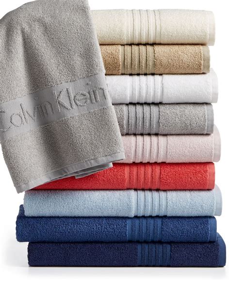 calvin klein bath towels